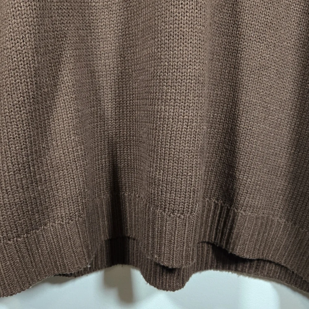 Vintage‎ South Pole Brown Mock Neck Sweater Men’s XL Y2K Streetwear